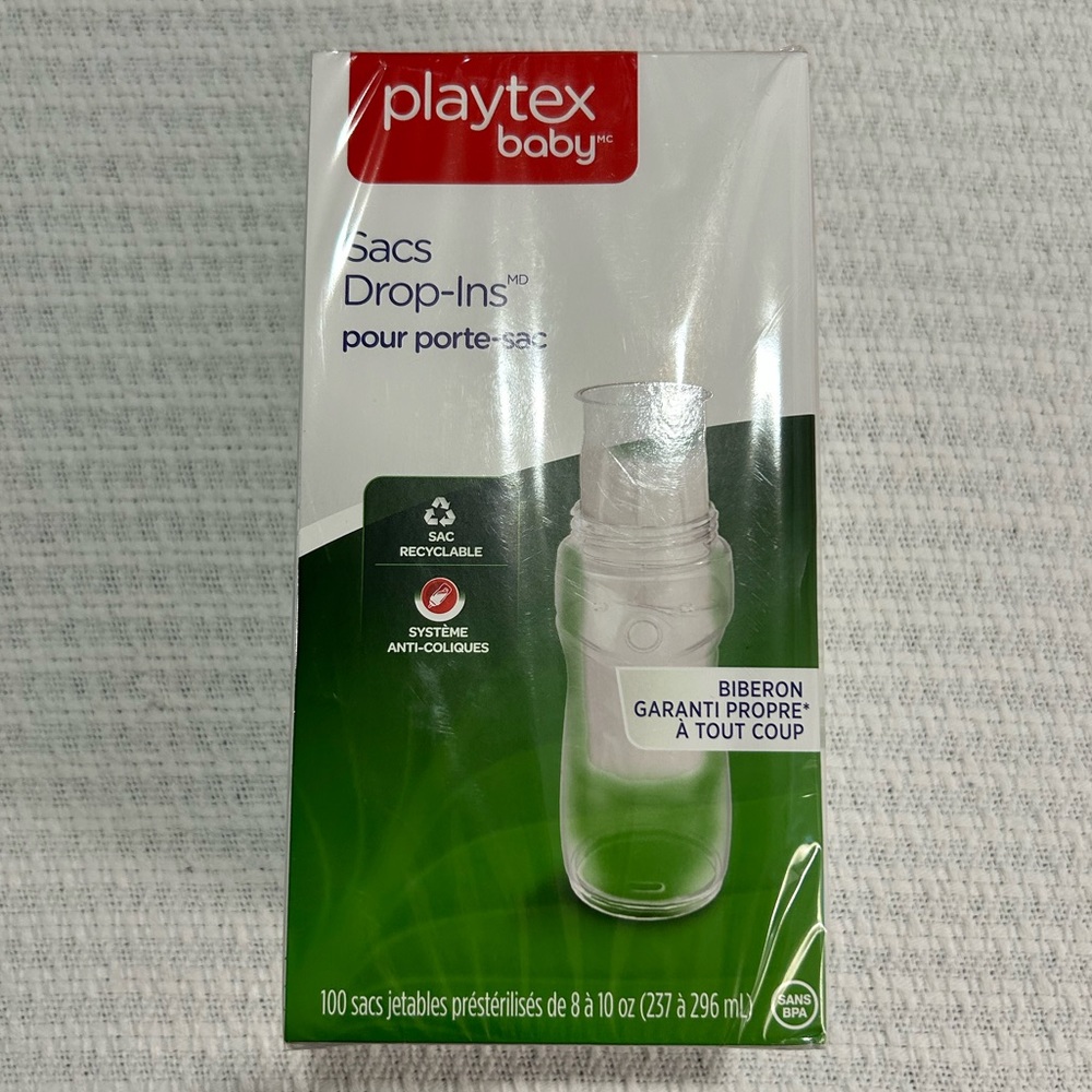 Brand new, still completely sealed Playtex Drop-Ins Liners 100 pack